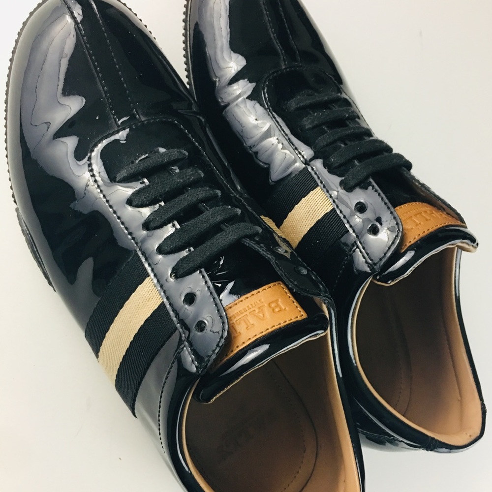 Authentic Bally Frenz Patent Leather Sneaker
